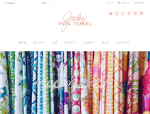 Tablet Screenshot of jackievontobel.com